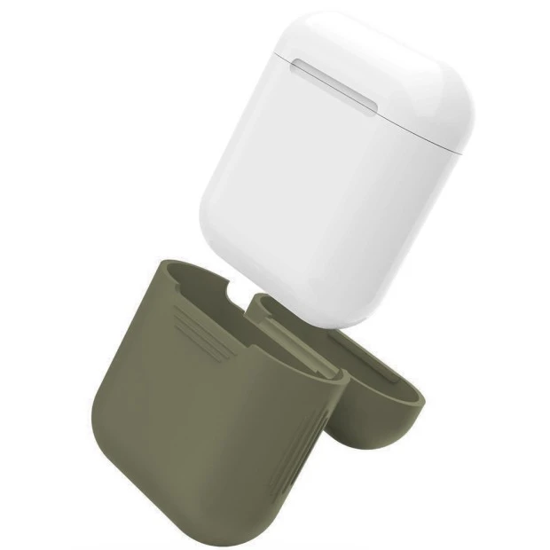 Чехол для наушников Super Slim Apple AirPods 2 (03) Dark Olive