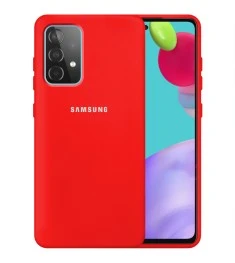 Силикон Original 360 Case Logo Samsung Galaxy A52 (2021) (Красный)