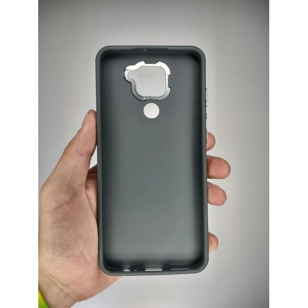 Накладка Metal Camera Xiaomi Redmi Note 9 / Redmi 10X (Графит)