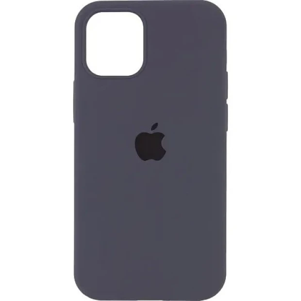 Оригінальний силіконовий чохол для Apple iPhone 15 Pro Max (19), темно-сірий