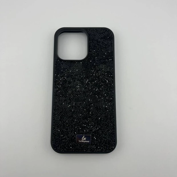 Чохол Bling World Rock Diamond для iPhone 14 Pro Max (Чорний)
