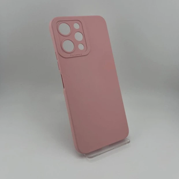 Силіконовий чохол Original Xiaomi Redmi 12 (ShutCam) (Світло-рожевий)