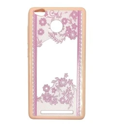 Силикон Pattern Xiaomi Redmi 3s / 3 Pro (Розовый)