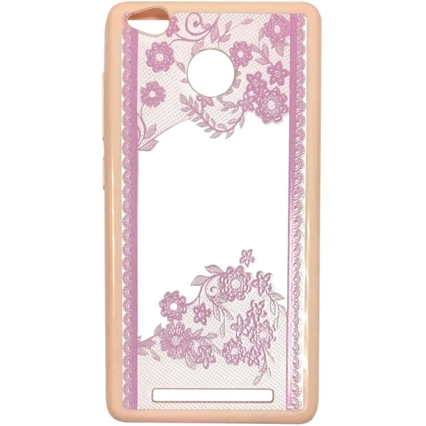 Силиконовый чехол Pattern Xiaomi Redmi 3s / 3 Pro (Розовый)
