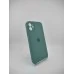 Силіконовий чохол Original Square RoundCam для Apple iPhone 11 (55) у кольорі чорнувато-зелений. Силіконовий чохол Original Square RoundCam для Apple iPhone 11 (55) у кольорі чорнувато-зелений.