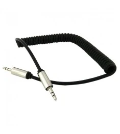 Кабель-AUX Walker A510 Spring (3.5mm to 3.5mm) (Чёрный)