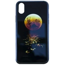 Накладка Luminous Glass Case Apple iPhone XR (Moon)