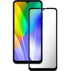 Стекло 5D Japan HD Huawei Y6P (2020) Black
