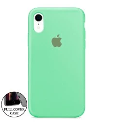 Оригінальний силіконовий чохол круглої форми для Apple iPhone XR (49) Аквамарин