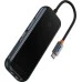 Adapter USB HUB Baseus AcmeJoy WKJZ010613 (Type-C to HDMI / 2USB3.0 / USB2.0 / Type-C / RJ45 / SD) (Gray) Adapter USB HUB Baseus AcmeJoy WKJZ010613 (Type-C to HDMI / 2USB3.0 / USB2.0 / Type-C / RJ45 / SD) (Gray)