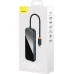 Adapter USB HUB Baseus AcmeJoy WKJZ010613 (Type-C to HDMI / 2USB3.0 / USB2.0 / Type-C / RJ45 / SD) (Gray) Adapter USB HUB Baseus AcmeJoy WKJZ010613 (Type-C to HDMI / 2USB3.0 / USB2.0 / Type-C / RJ45 / SD) (Gray)