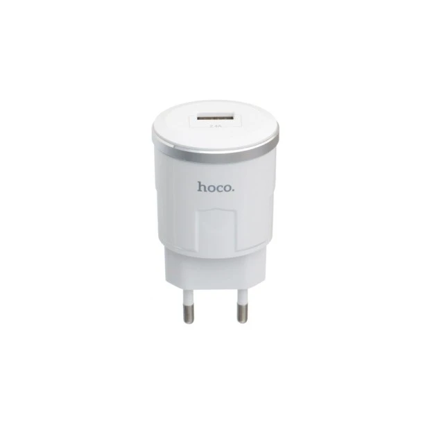 СЗУ-адаптер Hoco C37A + Type-C-кабель 2.4A 1USB