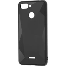 Силиконовый чехол Rock 3D Crystal Xiaomi Redmi 6 (Чёрный)