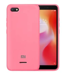 Силикон Original 360 Case Logo Xiaomi Redmi 6A (Клубничный)
