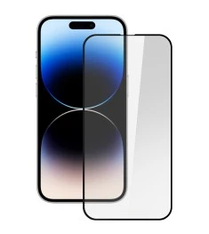 Захисне скло 5D для Apple iPhone 14 Pro Чорне