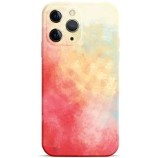 Силикон WAVE Watercolor Case iPhone 11 Pro (white/red)