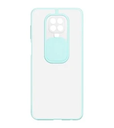 Накладка Totu Curtain Xiaomi Redmi Note 9S / Note 9 Pro (Бирюзовый)