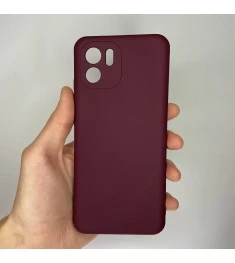 Силикон Original 360 Case Logo Xiaomi Redmi A2 / A1 (ShutCam) (Бордовый)