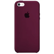 Силиконовый чехол Original Case Apple iPhone 5 / 5S / SE (57) Marsala