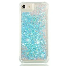 Силиконовый чехол Soft Sparkles iPhone 7 / 8 (Бирюзовый)
