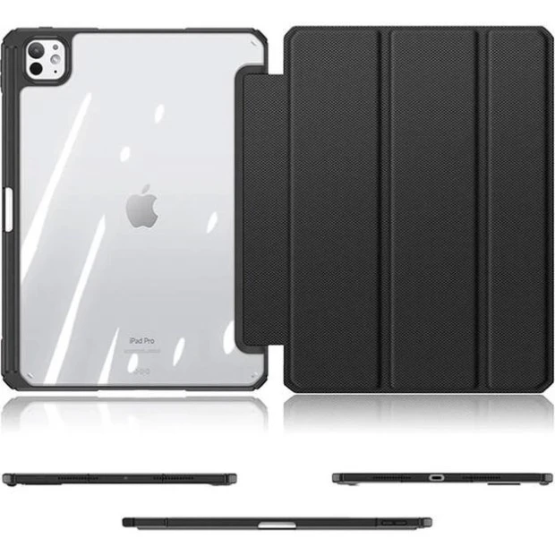 Чехол Dux Ducis Toby Series iPad Pro 11 (2024) (With Apple Pencil Holder) (Black)