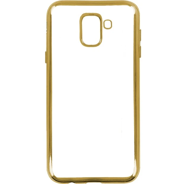 Силиконовый чехол UMKU Line Samsung Galaxy J6 (2018) J600 (Золотой)