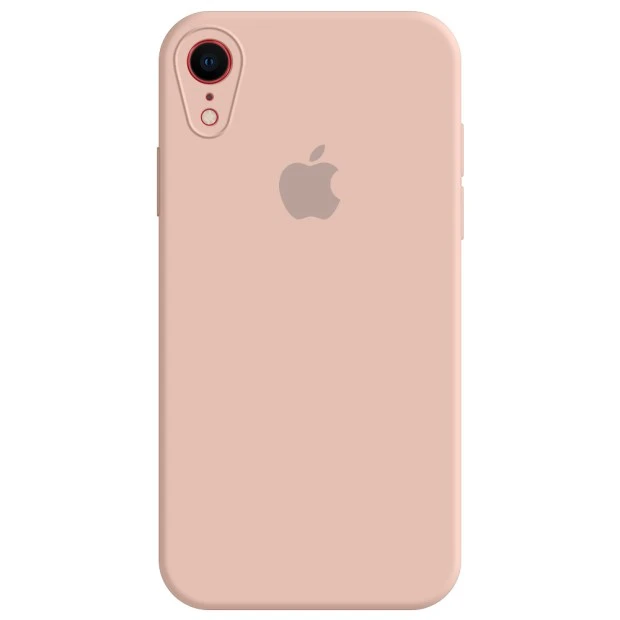 Чохол Silicon Original RoundCam для Apple iPhone XR (08) Колір: Пісочний рожевий