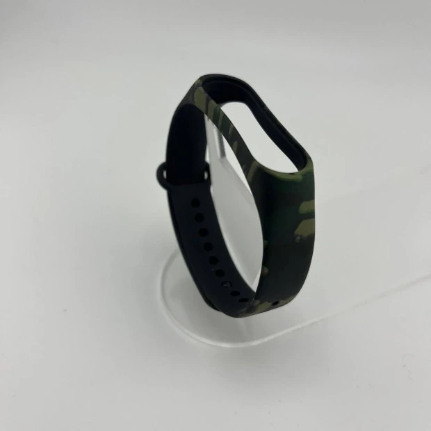 Ремінець Picture Design Xiaomi Mi Band 3  /  Mi Band 4 (4) Камуфляж Зелений