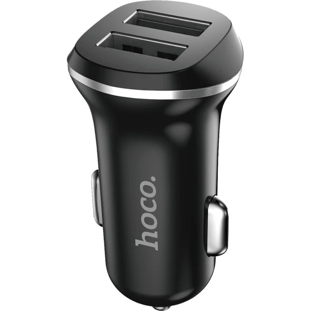 АЗУ-адаптер Hoco Z12 Elite 2USB 2.4A (Чёрный)