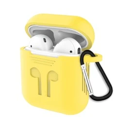 Чехол для наушников Full Silicone Case Apple AirPods (63) Canary Yellow