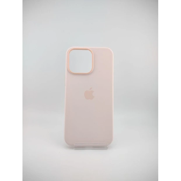 Силіконовий чохол з MagSafe для Apple iPhone 15 Pro Max (світло-рожевий)