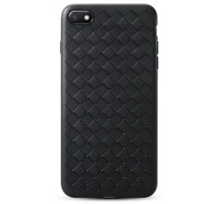 Накладка Weaving Leather Xiaomi Redmi 6A (черный)