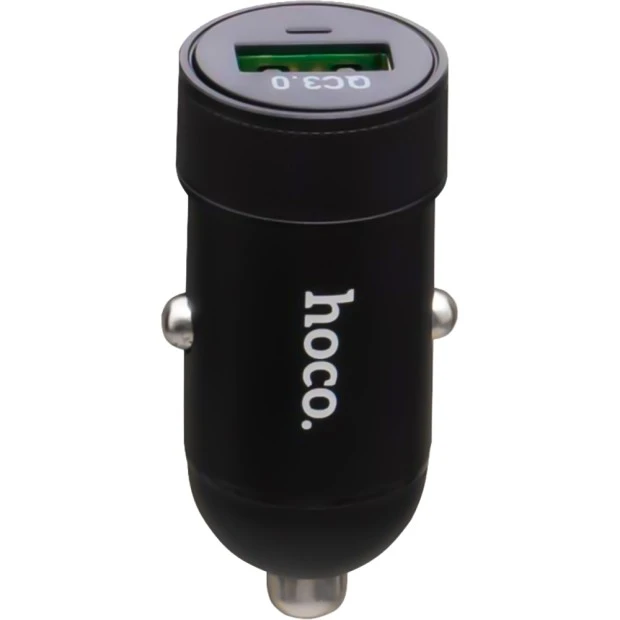 АЗУ-адаптер Hoco Z32A Speed Up QC3.0 1USB (Чёрный)