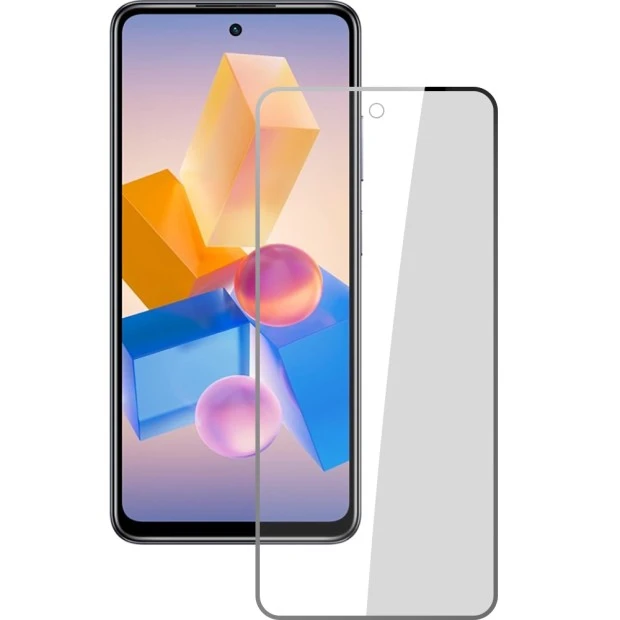 Захисне скло 5D Standard Infinix Hot 40 Чорне