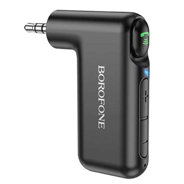 AUX-адаптер Bluetooth Ресивер Borofone BC35 Wideway (Чёрный)