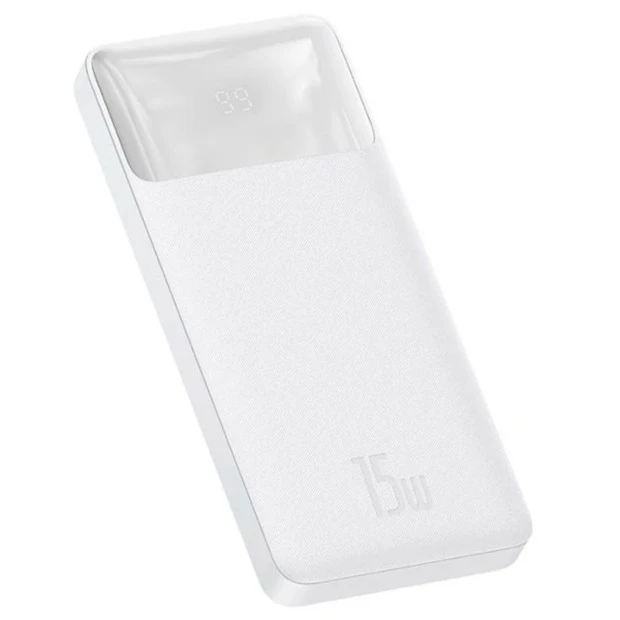 PowerBank Baseus Bipowe Digital Display 10000mAh 15W (White)