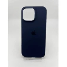 Силикон Original Round Case Apple iPhone 16 Pro Max (09) Midnight Blue