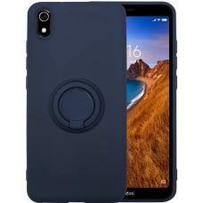 Чехол Ring Silicone Case Xiaomi Redmi 7A (Тёмно-синий)