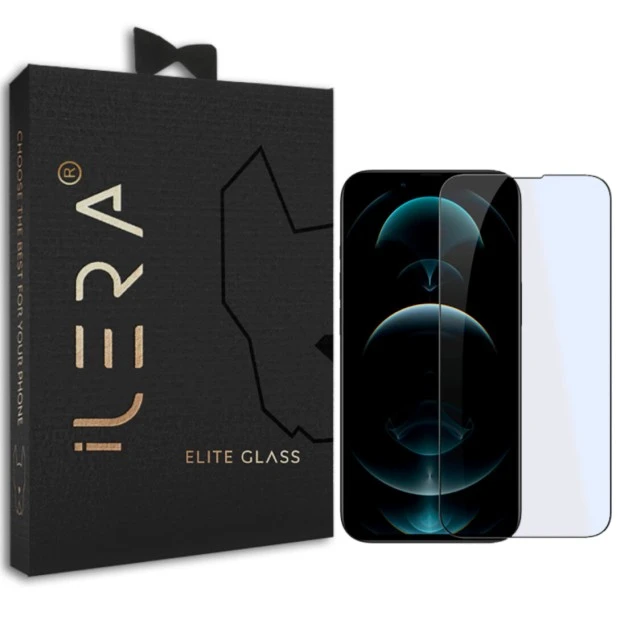 Защитное стекло iLera Sapphire Apple iPhone 13 Pro Max (Black)