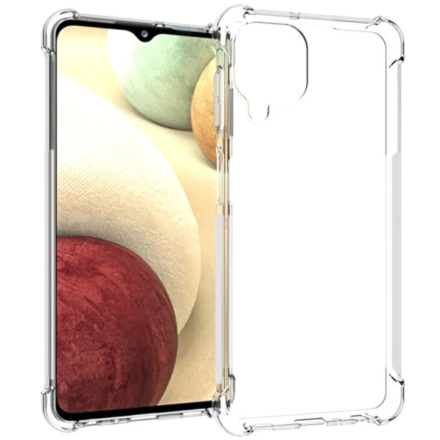Силикон 6D Samsung Galaxy A22 (2021) (Прозрачный)