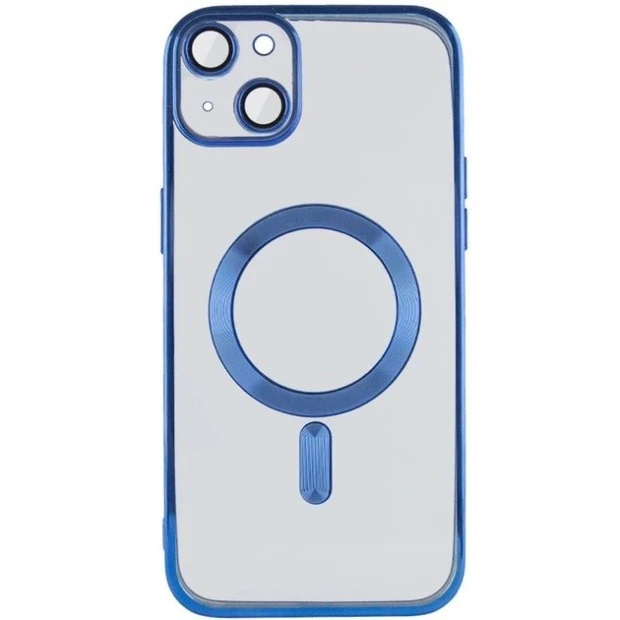 Чохол UMKU Shining з MagSafe для Apple iPhone 15 Plus (Синій Титан)