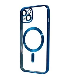 Чохол UMKU Shining з MagSafe для Apple iPhone 15 Plus (Синій Титан)