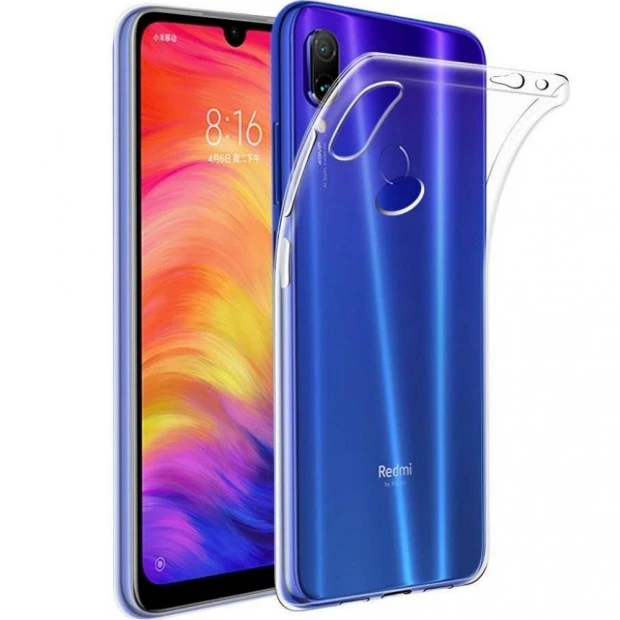 Силіконовий чохол WS для Xiaomi Redmi 7 (прозорий)