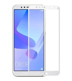 Защитное стекло 3D Huawei Y6 Prime (2018) / Honor 7A Pro White