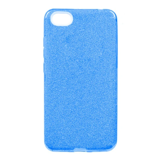 Силиконовый чехол Glitter Apple iPhone 5 / 5s / SE (Голубой)