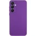 Чохол силіконовий Original Samsung Galaxy S24 FE (ShutCam) (Бузковий)