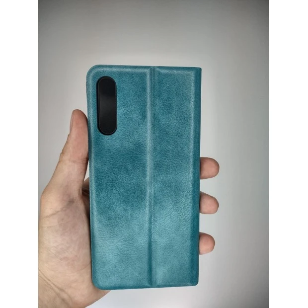 Чехол-книжка Leather Book Samsung Galaxy A30s / A50 / A50s (2019) (Бирюзовый)