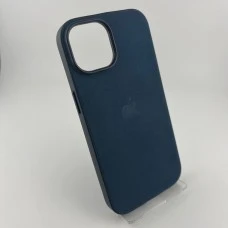 Чохол FineWoven з MagSafe для Apple iPhone 15 (синій)
