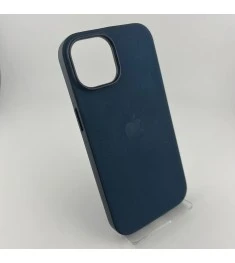 Чохол FineWoven з MagSafe для Apple iPhone 15 (синій)
