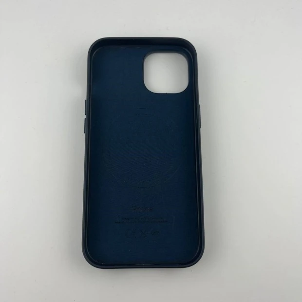 Чохол FineWoven з MagSafe для Apple iPhone 15 (синій)